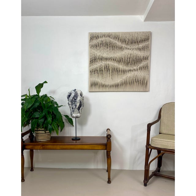 Table Sculpture Art Textiles Ref Wave, 2023, Textile For Sale - Image 6 of 15