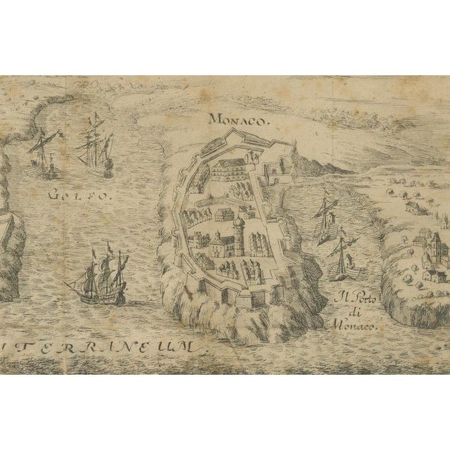 Paper Anonymous, Villefranche, Nice & Monaco Coast, 1692 For Sale - Image 7 of 9