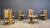 N. 6 Chairs in Brass Metal and Wicker from Mario Sabot, 1970s, Set of 4 For Sale - Image 4 of 13