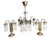Metal Art Nouveau Hanging Lamps, 1950s, Set of 3 For Sale - Image 7 of 7