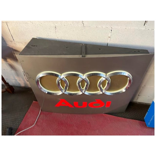 1980s Audi Backlit NEON Sign, 1980s For Sale - Image 5 of 18