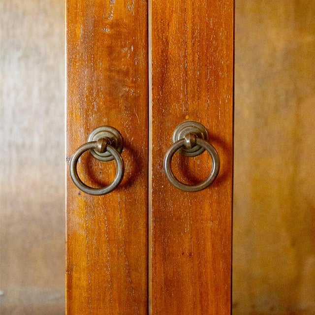 Spanish Teak Display Cabinet, 1990s For Sale - Image 4 of 9