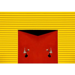 John C. Magee, Yellow Rendered Architecture, Photographic Paper For Sale