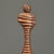 Brown Vintage Outsider Hand Carved Biomorphic Sculpture For Sale - Image 8 of 9
