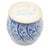 Chinese Blue and White Hand-Painted Jardinière – Estate Ceramic Planter Pot 10” For Sale In San Francisco - Image 6 of 7