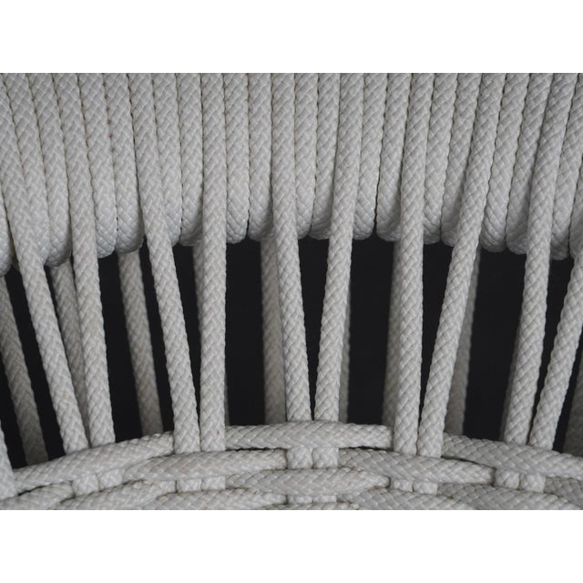 Sculptural Rope and Leather Lounge Chair by Driade, Italy, 1996 For Sale - Image 9 of 11