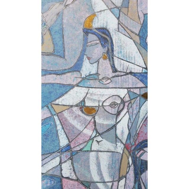 Yamin Young, 1980s Serigraph Signed And Numbered "Sirens Song" 93/275. Serigraph Is Professionally Framed And Ready To...