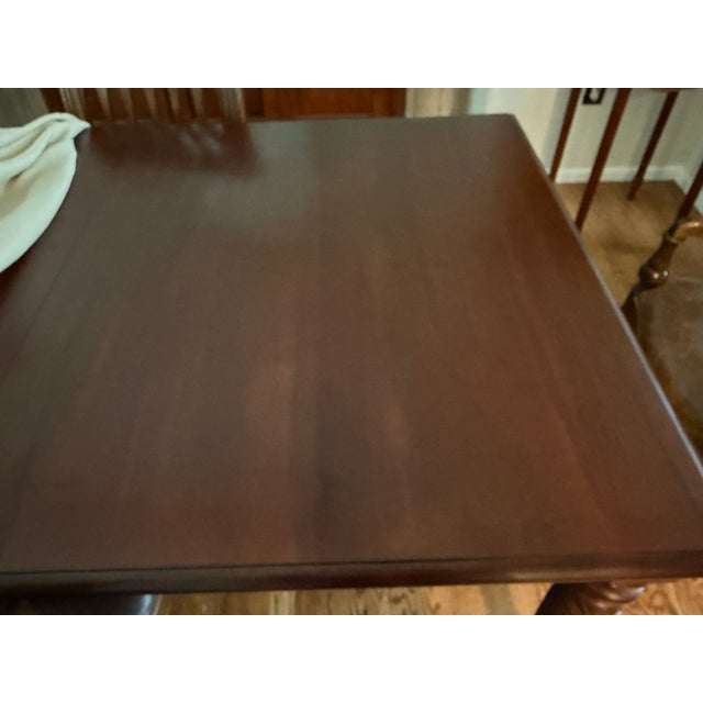 Ethan Allen, British Classics Collection, Extendable Dining Table For Sale In Denver - Image 6 of 7
