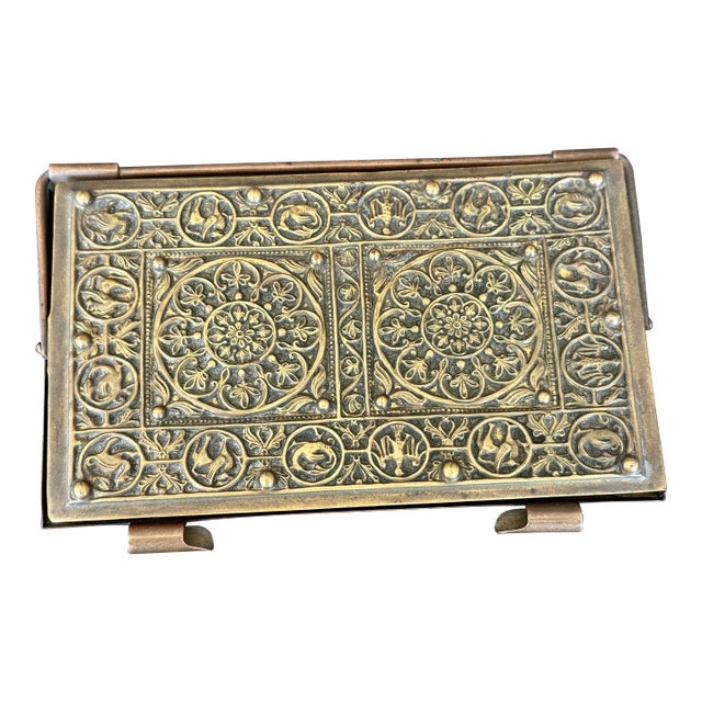 Antique Weimar Germany Bronze Box Notebook Case For Sale