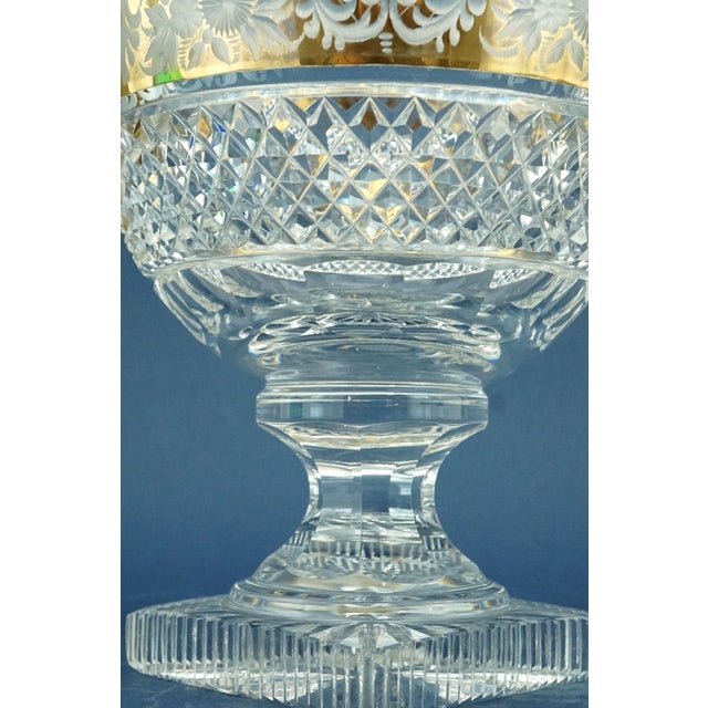 Vintage Crystal Cup Vase by Val Saint Lambert Factory, 1940s For Sale - Image 15 of 18