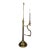 Vintage Wildwood Solid Brass Table Lamp | Traditional Designer Lighting | Ralph Lauren Inspired For Sale