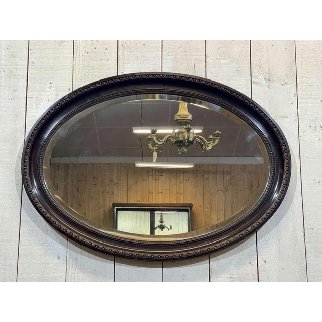 Antique Napoleon III Mirror in Rosewood, 1890s For Sale - Image 6 of 10
