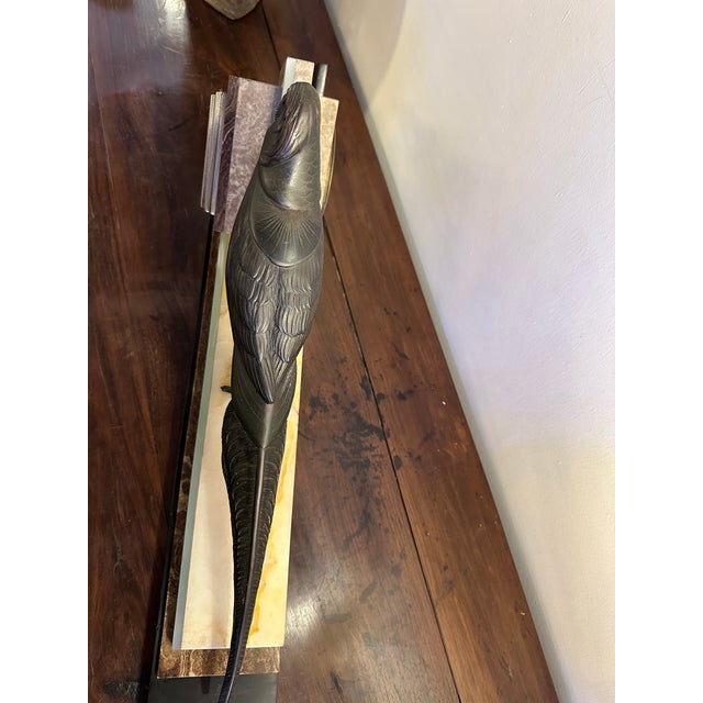 French Art Deco Table Clock. For Sale - Image 9 of 10