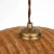 Wood 1960s French Wicker Dome Pendant Light For Sale - Image 7 of 10