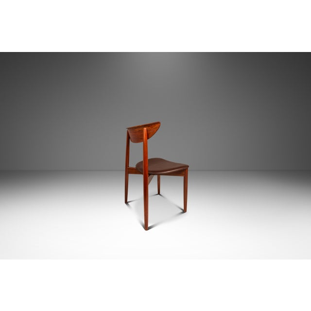 Randers Møbelfabrik Danish Modern Teak Dining Set W/ Extension Table & Six (6) Matching Chairs Attributed to Harry Østergaard for Randers, Denmark, C. 1960s For Sale - Image 4 of 16