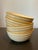 Vintage Mid-Century Modern Dansk Reactic Khaki Soup & Cereal Bowls Ribbed Stoneware - Set of 4 For Sale - Image 9 of 12