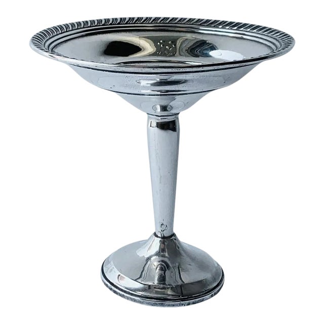 Sterling Silver Compote Candy Dish For Sale