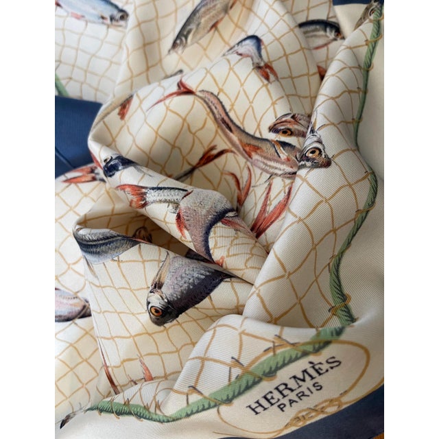 Hermès Scarf « Coup De Filet » 1955 For Sale - Image 10 of 10