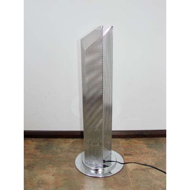 Modern Chrome Floor Lamp, 1980s For Sale - Image 6 of 9