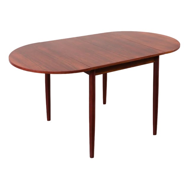 Rosewood Drop-Leaf Dining Table by Arne Vodder, Denmark, 1960s For Sale