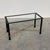 Vintage Textured Forged Iron and Glass Coffee Table with Gilt Knot Detail, 1970s For Sale - Image 9 of 11