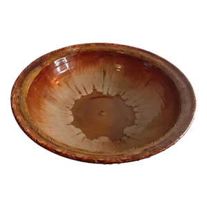 Vintage Signed Art Studio Dryden Pottery Decorative Bowl