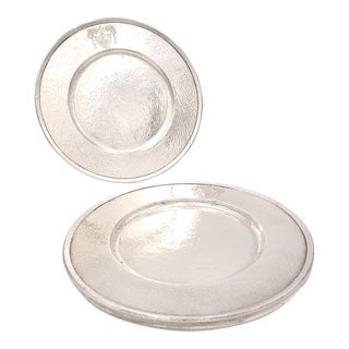 Set of Four Rogers Brothers Silver Plates For Sale