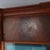 Early 19th Century Sheraton Mahogany Wall Mirror With Eglomise Panel of Red Jacke For Sale - Image 9 of 11
