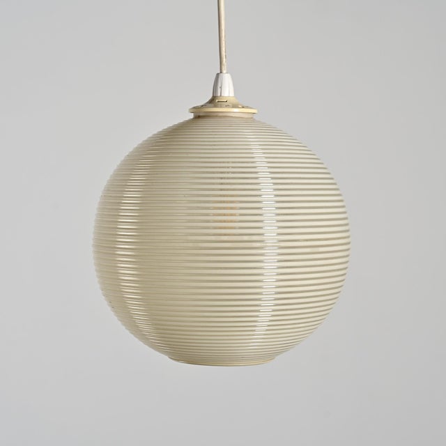 Plastic Pendant Light from Rotaflex, France, 1960 For Sale - Image 7 of 13