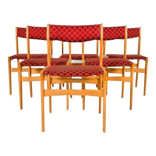Mid 20th Century Danish Mid Century Modern Dining Chairs- Set of 6 For Sale