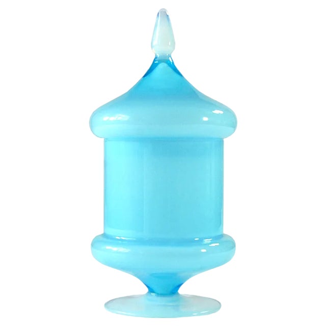 Murano Glass Container, 1970s For Sale