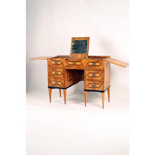 Louis XVI Ladies Writing Desk with Walnut, 1800 For Sale - Image 14 of 18
