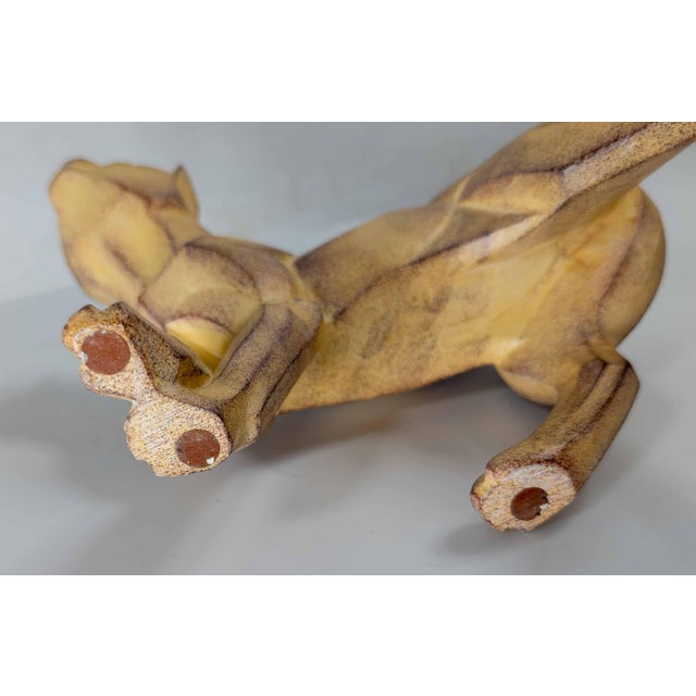 21st Century Modern Cubist Cat Figure Sculpture by Border Fine Arts For Sale - Image 10 of 11