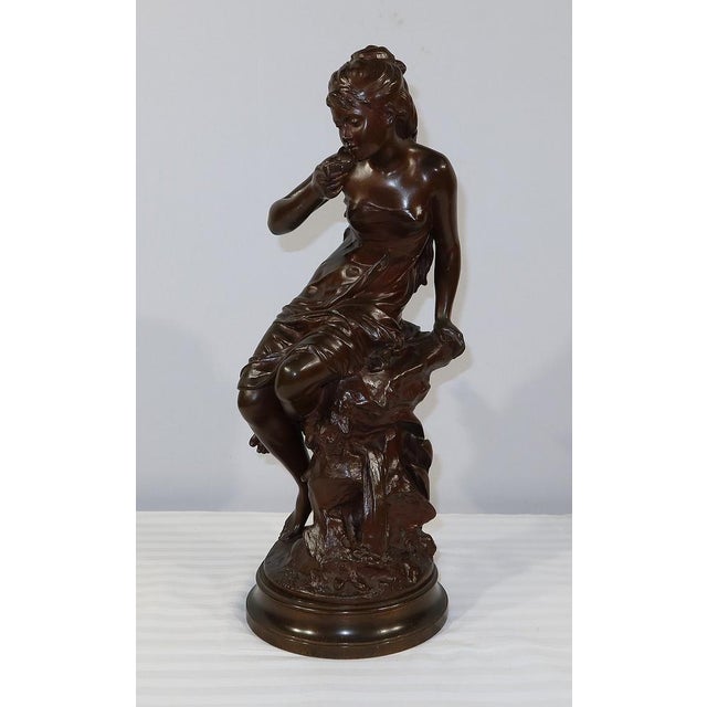 M. Moreau, La Source, Mid-1800s, Bronze For Sale - Image 4 of 17