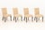 John Boone Set of Eight John Boone Tufted Beige Fabric Upholstered Dining Chairs For Sale - Image 4 of 17