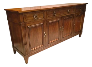 Vintage Kindel Furniture French Regency Louis XVI Cherry Wood Sideboard