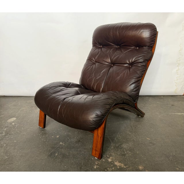 1970s Lounge Chair by Oddvin Rykken for Rybo, 1970s For Sale - Image 5 of 5