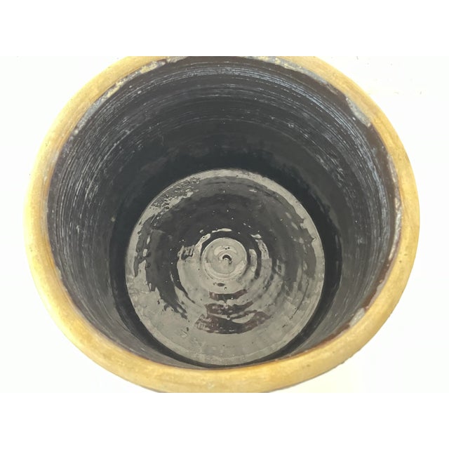 Farmhouse Antique Stoneware 5 Gallon Crock For Sale - Image 3 of 5