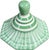 Mikasa Pair of Mikasa Green & White Chinoiserie Porcelain Pagoda Ginger Jars For Sale - Image 4 of 4