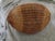 Early 20th Century Antique Woven Splint Buttocks Basket Gathering Basket For Sale - Image 5 of 7