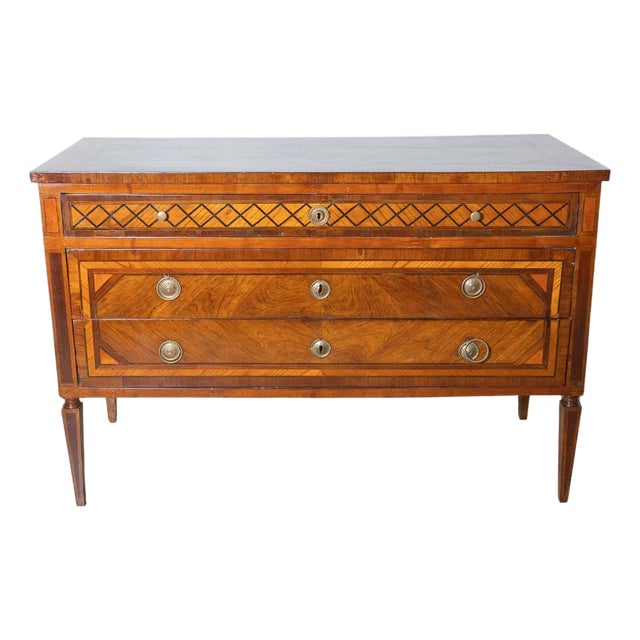 18th Century Inlaid Dresser, Louis XVI Period For Sale