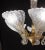 1980s 1980s Murano Chandelier Iridescent Leaves For Sale - Image 5 of 12
