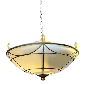 Caldwell 1920’s Leaded Glass Light Fixture