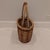 Wood Vintage French Style Hand Woven Market Wicker Basket With Handles For Sale - Image 7 of 12