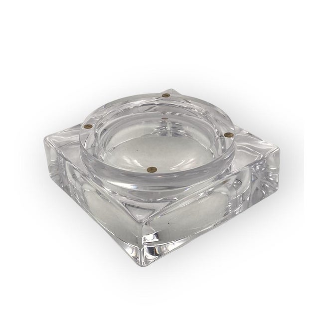 Molded Crystal Ashtray friom Sevres France, 1970s For Sale - Image 10 of 18