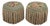 A Pair of Vintage Poufs Foot Stools Needlepoint Embroidery French Design For Sale
