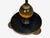1950s Mid-Century Modern Floor Lamp, Patinated Brass, Wood, Fabric For Sale - Image 10 of 12