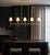 Textile Aloadecor Transitional Warm Brass Linear Chandelier With Fabric Shades For Sale - Image 7 of 7