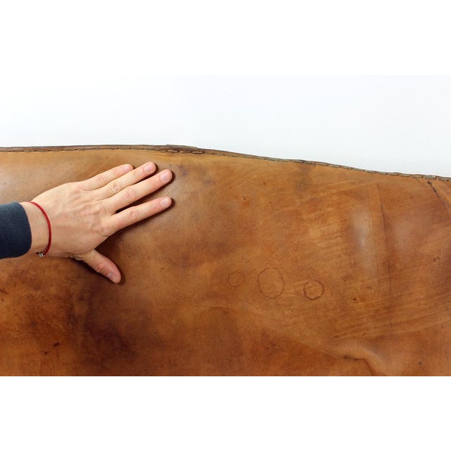 1930s Vintage Leather Gym Mat, Former Czechoslovakia, 1930s For Sale - Image 5 of 14