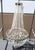 Mid Century Modern/deco Chandelier Frosted Glass beads Nickel For Sale - Image 9 of 16
